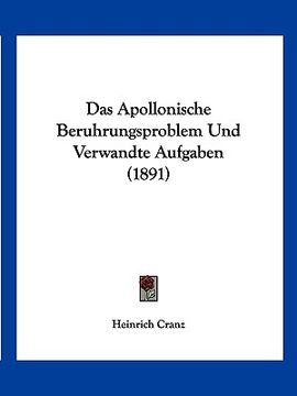 portada Das Apollonische Beruhrungsproblem Und Verwandte Aufgaben (1891) (in German)