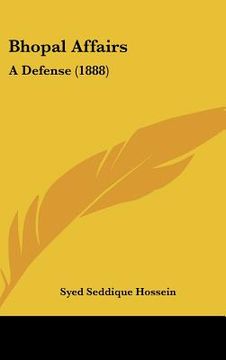 portada bhopal affairs: a defense (1888) (en Inglés)
