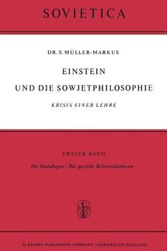 portada Einstein Und Die Sowjetphilosophie: Krisis Einer Lehre (en Alemán)