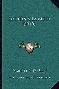 portada entrees a la mode (1915) (en Inglés)