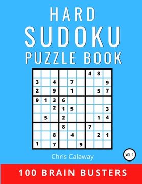 portada Hard Sudoku Puzzle Book Volume 1: 100 Brain Busters (en Inglés)