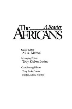 portada The Africans: A Reader 