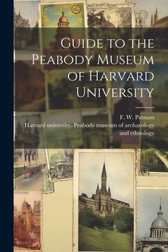 portada Guide to the Peabody Museum of Harvard University (en Inglés)