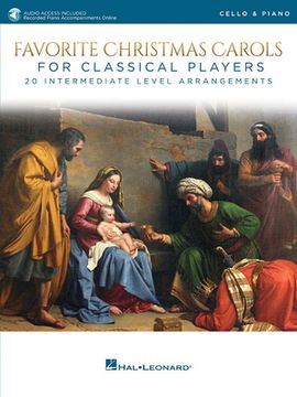 portada Favorite Christmas Carols for Classical Players - Cello and Piano (Book/Online Audio)