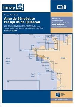 portada Imray Chart C38: Anse de Benodet to Presqu'ile de Quiberon