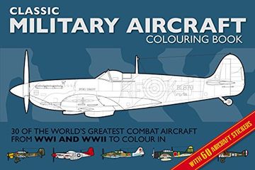 portada Classic Military Aircraft Colouring Book (Colouring Books)