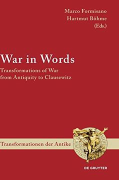 portada War in Words (Transformationen der Antike) (en Alemán)