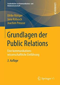 portada Grundlagen der Public Relations: Eine Kommunikationswissenschaftliche Einführung (en Alemán)