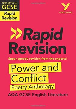 portada York Notes for aqa Gcse (9-1) Rapid Revision: Power and Conflict aqa Poetry Anthology 
