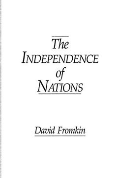 portada The Independence of Nations (en Inglés)