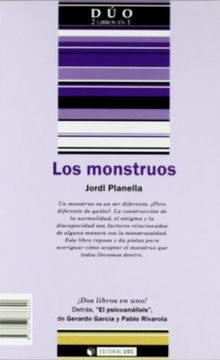 portada Los Monstruos/ the Monsters/ el Psicoanalisis/ the Psychoanalysis (in Spanish)