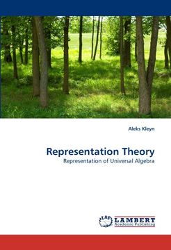 portada representation theory (en Inglés)