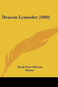 portada deacon lysander (1904) (in English)