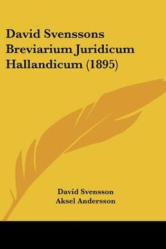 portada david svenssons breviarium juridicum hallandicum (1895) (in English)