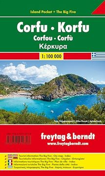 portada Corfu Island Pocket map + the big Five - 1: 100,000 (en Inglés)