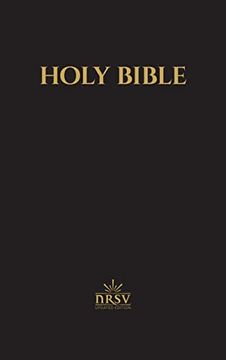 portada Nrsv Updated Edition pew Bible With Apocrypha (Hardcover, Black) (en Inglés)