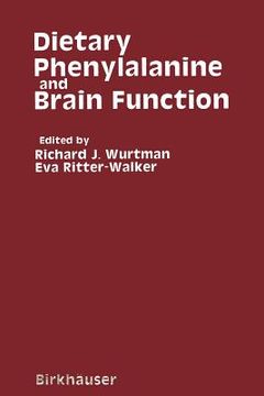 portada Dietary Phenylalanine and Brain Function (en Inglés)