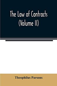 portada The law of Contracts (Volume ii) (en Inglés)