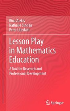 portada lesson play in mathematics education:: a tool for research and professional development (en Inglés)
