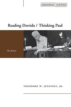 portada Reading Derrida/Thinking Paul: On Justice (en Inglés)