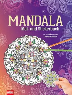 portada Mandala Mal- und Stickerbuch (en Alemán)