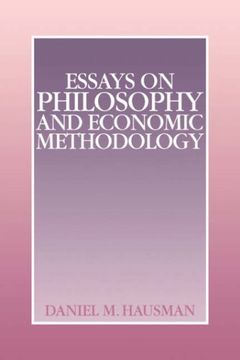 portada Essays on Philosophy and Economic Methodology (in English)