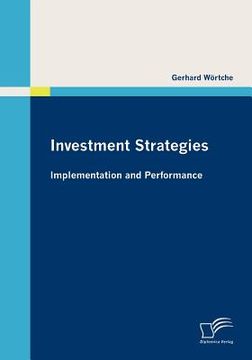 portada investment strategies: implementation and performance (en Inglés)