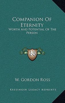 portada companion of eternity: worth and potential of the person (en Inglés)