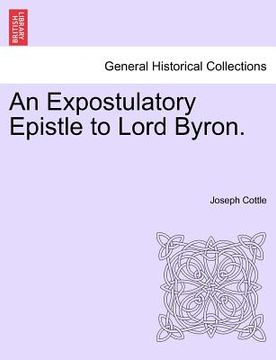 portada an expostulatory epistle to lord byron. (en Inglés)