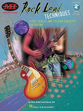 portada Rock Lead Techniques: Techniques, Scales and Fundamentals for Guitar [With *] (en Inglés)