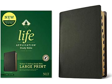 portada Nlt Life Application Study Bible, Third Edition, Large Print (en Inglés)