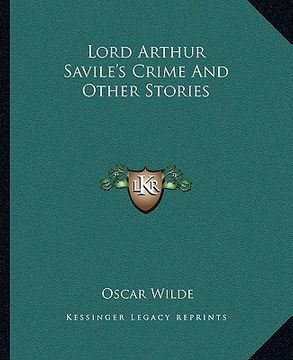 portada lord arthur savile's crime and other stories (in English)