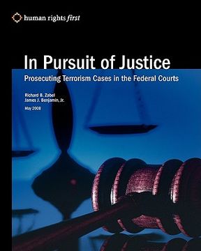 portada in pursuit of justice (en Inglés)
