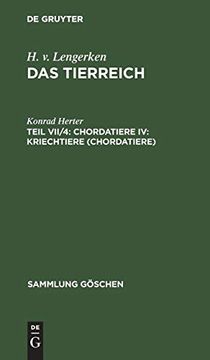 portada Chordatiere iv: Kriechtiere (in German)