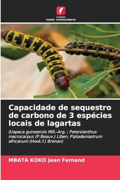 portada Capacidade de Sequestro de Carbono de 3 Espécies Locais de Lagartas (en Portugués)