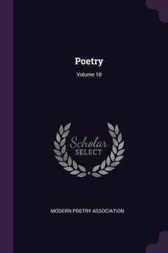 portada Poetry; Volume 18 (en Inglés)