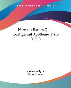 portada Narratio Eorum Quae Contigerunt Apollonio Tyrio (1595) (en Latin)