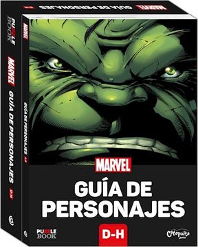 portada Marvel Guia de Personajes d-h  [Libro + Rompecabezas de 300 Piezas de 35 x 30]