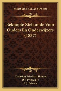 portada Beknopte Zielkunde Voor Ouders En Onderwijzers (1837)