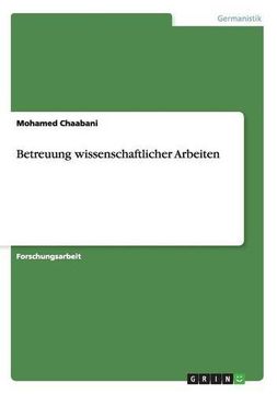 portada Betreuung Wissenschaftlicher Arbeiten (German Edition)