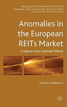 portada Anomalies in the European REITs Market (Palgrave Macmillan Studies in Banking and Financial Institutions)