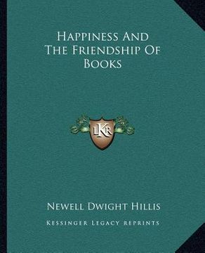 portada happiness and the friendship of books (en Inglés)