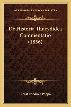 portada De Historia Thucydidea Commentatio (1856) (en Latin)