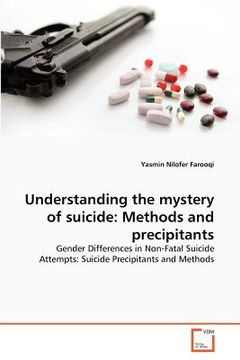 portada understanding the mystery of suicide: methods and precipitants (en Inglés)