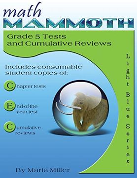 portada Math Mammoth Grade 5 Tests and Cumulative Reviews 