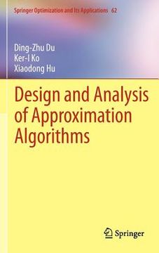 portada design and analysis of approximation algorithms