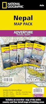 portada Nepal [Map Pack Bundle] (National Geographic Adventure Map)