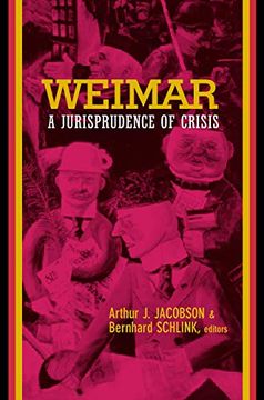 portada Weimar: A Jurisprudence of Crisis (in English)