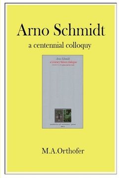 portada Arno Schmidt (en Inglés)