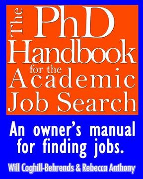 portada the phd handbook for the academic job search (en Inglés)